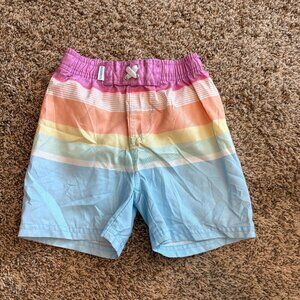 🔆 Rugged Butts striped swim trunks